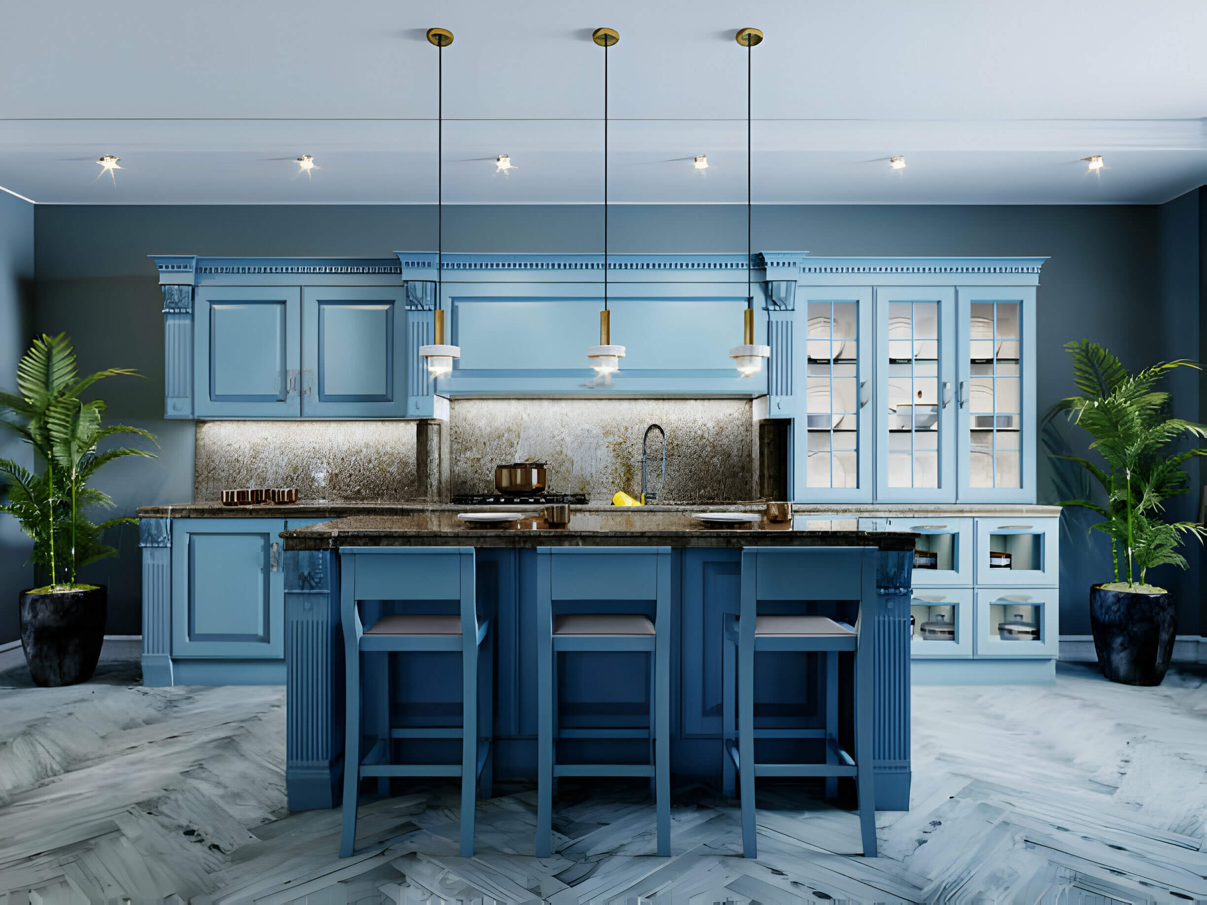 9 Blue Kitchen Cabinets Ideas for a Stunning Kitchen Look